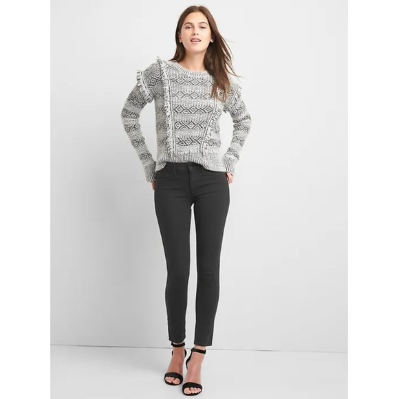 Gap Super Slimming True Skinny 32 / 14 Matte Black jeans - Picture 3 of 8